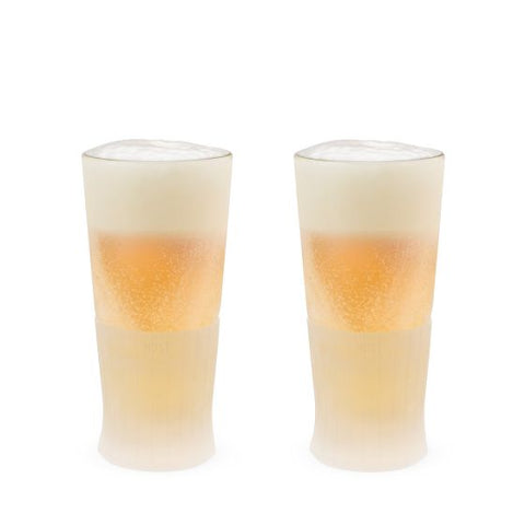 Beer FREEZE™ Cooling Cups in Black (set of 2) by HOST®