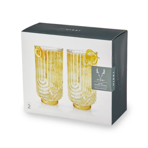 Gatsby Highball Glasses by Viski