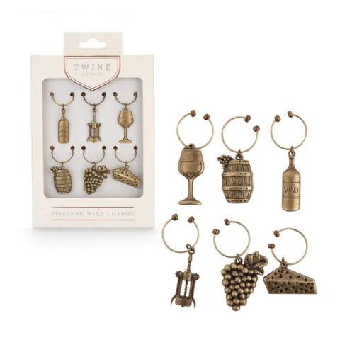 Vineyard Wine Charms by Twine®