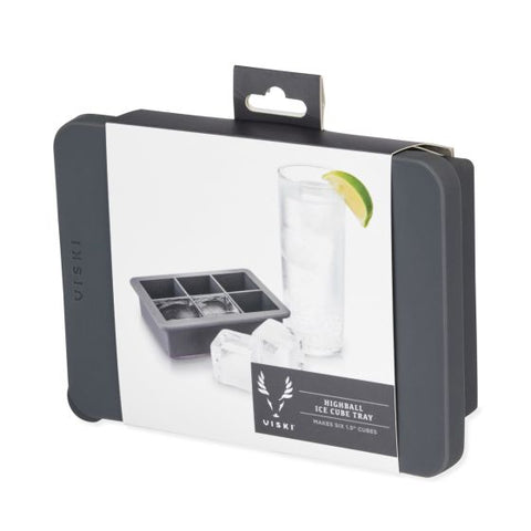 Highball Ice Cube Tray with Lid by ViskiÂ®