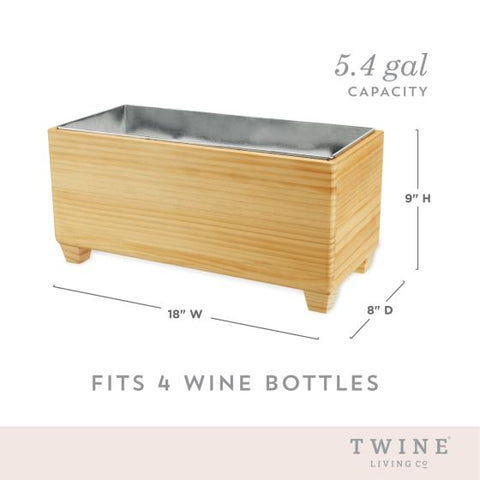 Wooden Beverage Tub by Twine Living®