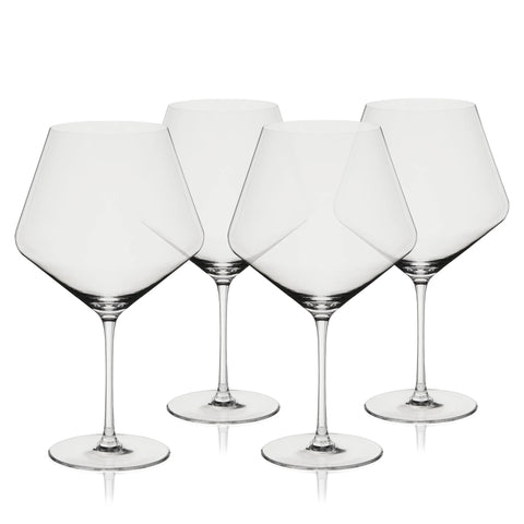 Reserve Liminal Ultralight Burgundy Glasses by Viski® (Set of 4)