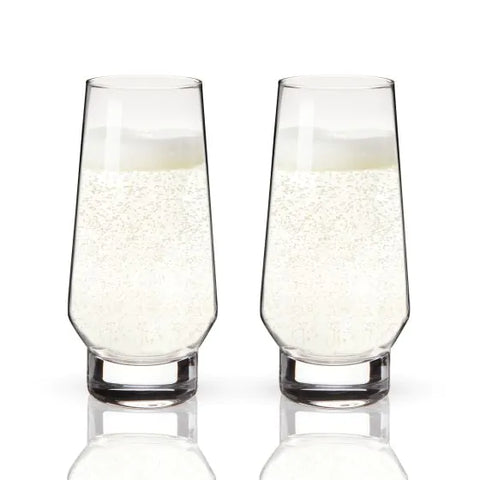 Weighted Stemless Champagne Flutes by Viski