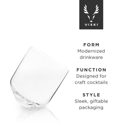 Rolling Crystal Whiskey Tumblers by Viski®