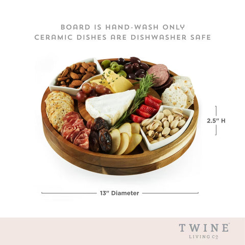 Rotating Charcuterie Board by Twine®