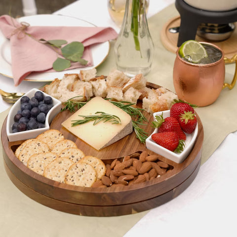 Rotating Charcuterie Board by Twine®