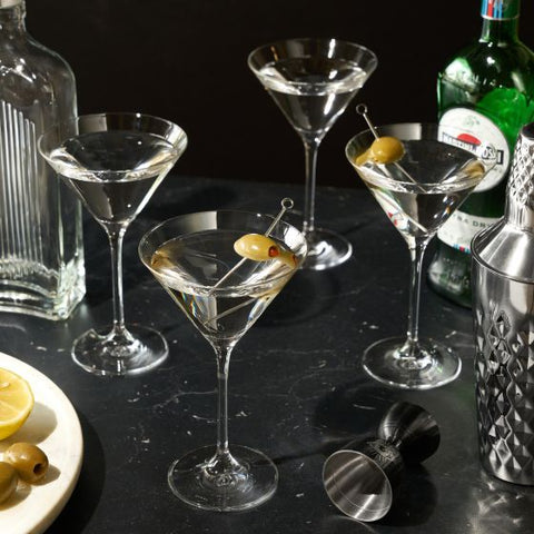 Reserve European Crystal Martini Glasses by Viski®