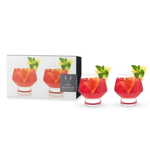 Footed Crystal Punch Cups by Viski®