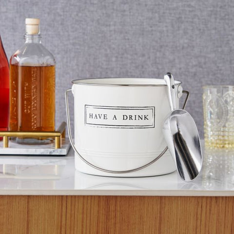 Have A Drink Ice Bucket and Scoop by Twine Living®