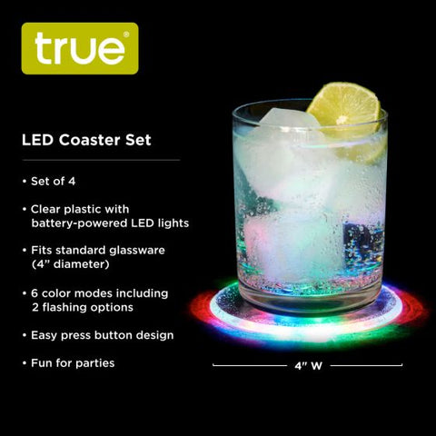 LED Coaster Set by True