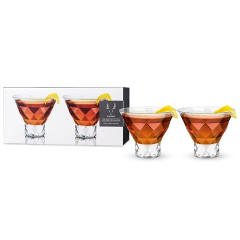 Gem Crystal Martini Glasses by Viski®