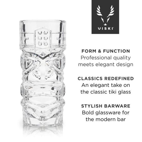 Crystal Tiki Glasses by Viski®