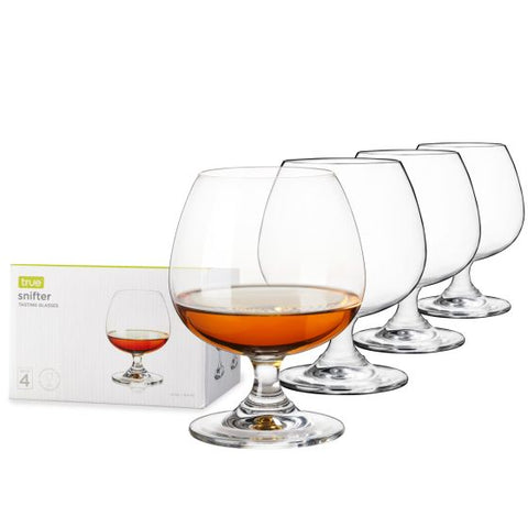 Snifter Glasses, Set of 4 by True