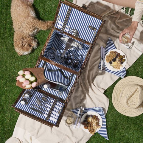 Cape Cod Wicker Picnic Basket by Twine®