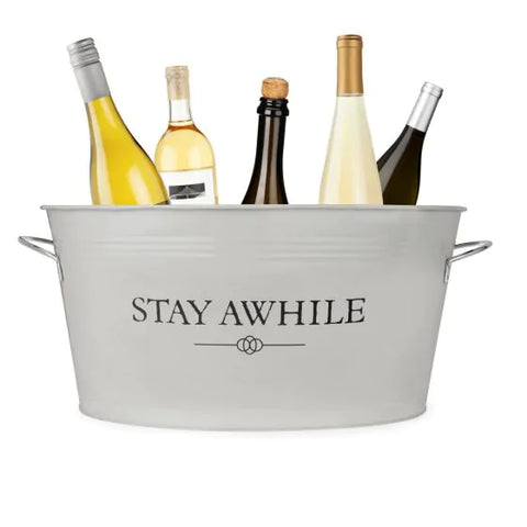 Stay Awhile Metal Drink Tub by Twine Living®