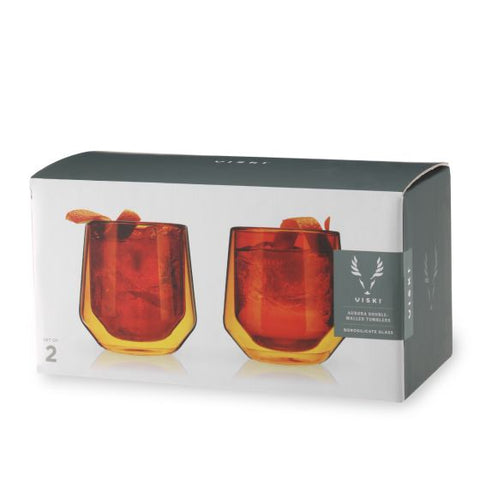 Double Walled Aurora Tumblers (set of 2) by Viski