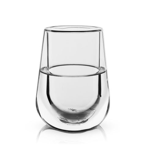 Glacier™ Double-Walled Chilling Wine Glass by Viski®