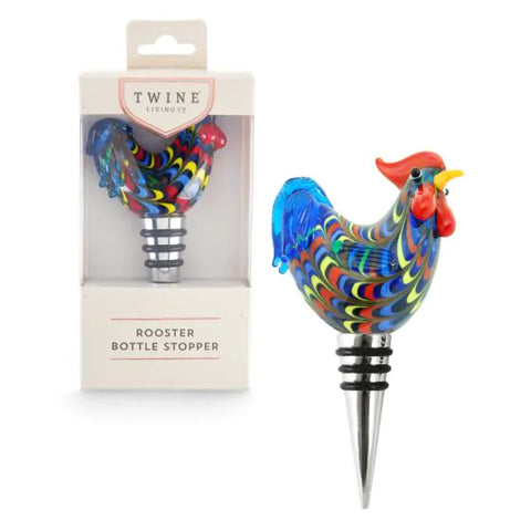 Rooster Glass Bottle Stopper by Twine®