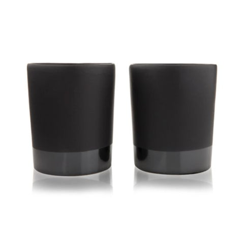 Black Stoneware Tumblers by Viski®