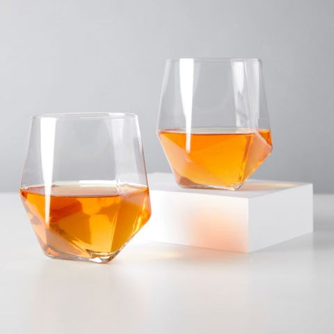 Faceted Crystal Tumblers by Viski®