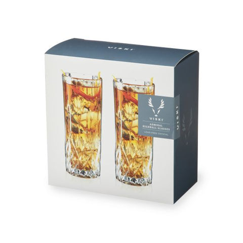 Admiral Highball Glasses, set of 2