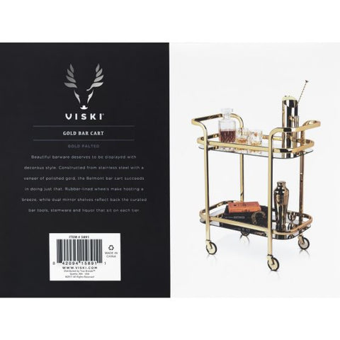 Gold Bar Cart by Viski®