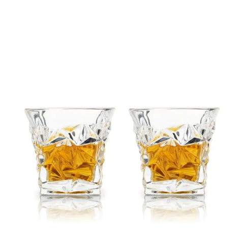 Prism Crystal Whiskey Tumblers by Viski®