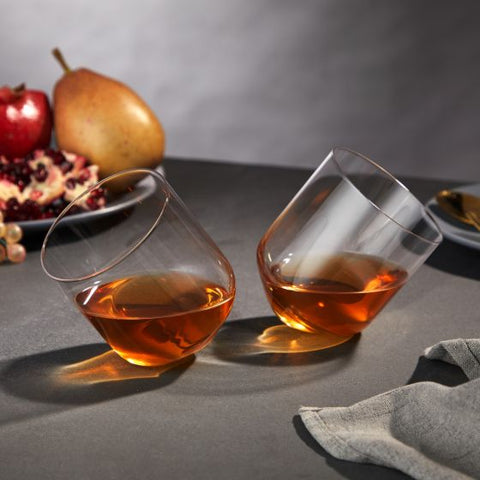 Rolling Crystal Whiskey Tumblers by Viski®