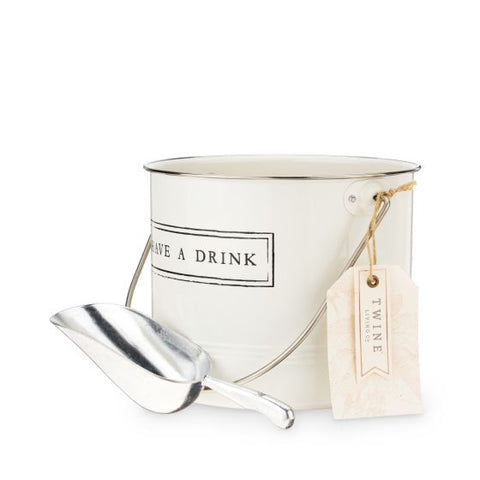 Have A Drink Ice Bucket and Scoop by Twine Living®