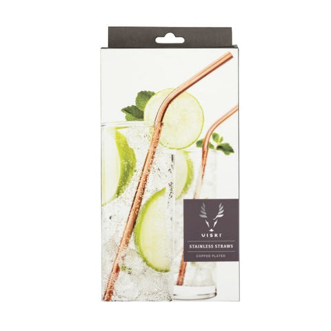 Copper Cocktail Straws by Viski®