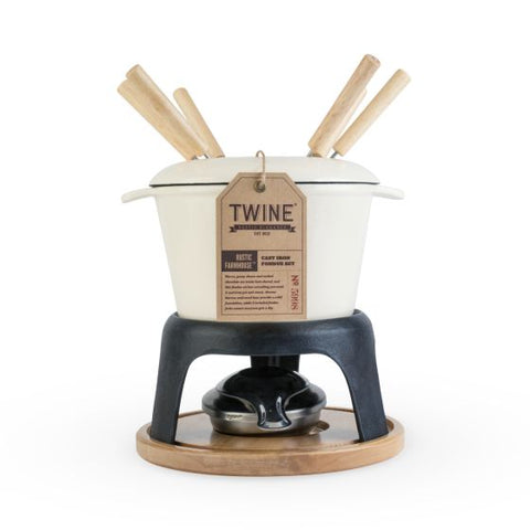 Cast Iron Fondue Set by Twine®