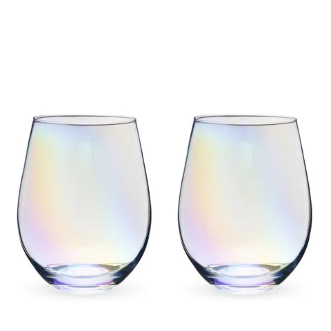 Luster Stemless Wine Glass Set of 2 by Twine