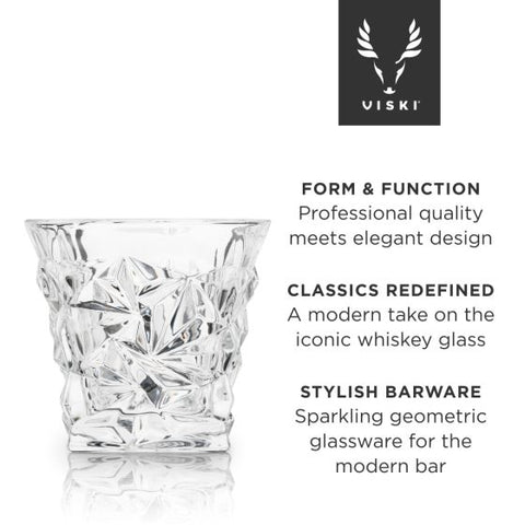 Prism Crystal Whiskey Tumblers by Viski®