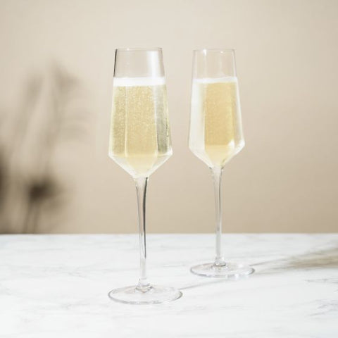 Seneca Stemmed Champagne Flute by Viski